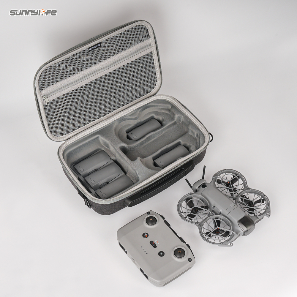 Sunnylife Portable Carrying Case NEO 2 Storage Bag Hard Travel Case Shoulder Bag Accessories for NEO 2 Motion Fly More Combo