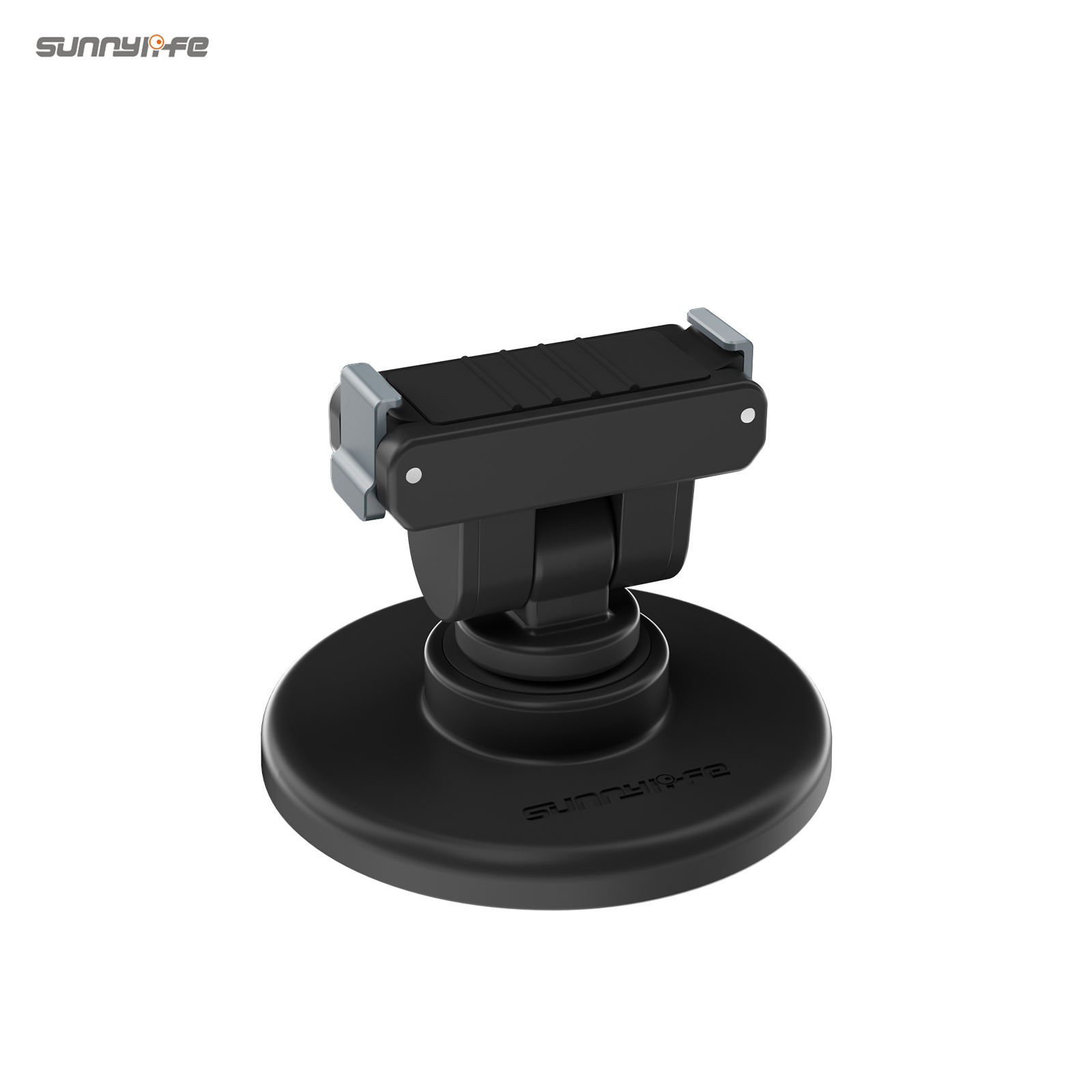Sunnylife Quick-Release Dual-Direction Magnetic Base Mount 1/4” 180° Tilt Adjustable Tabletop Base Bracket for Osmo Nano/Action 6