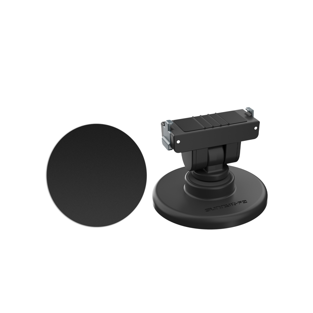 Sunnylife Quick-Release Magnetic Base Mount 1/4in 180° Tilt Adjustable Tabletop Base Bracket for Insta360 GO Ultra