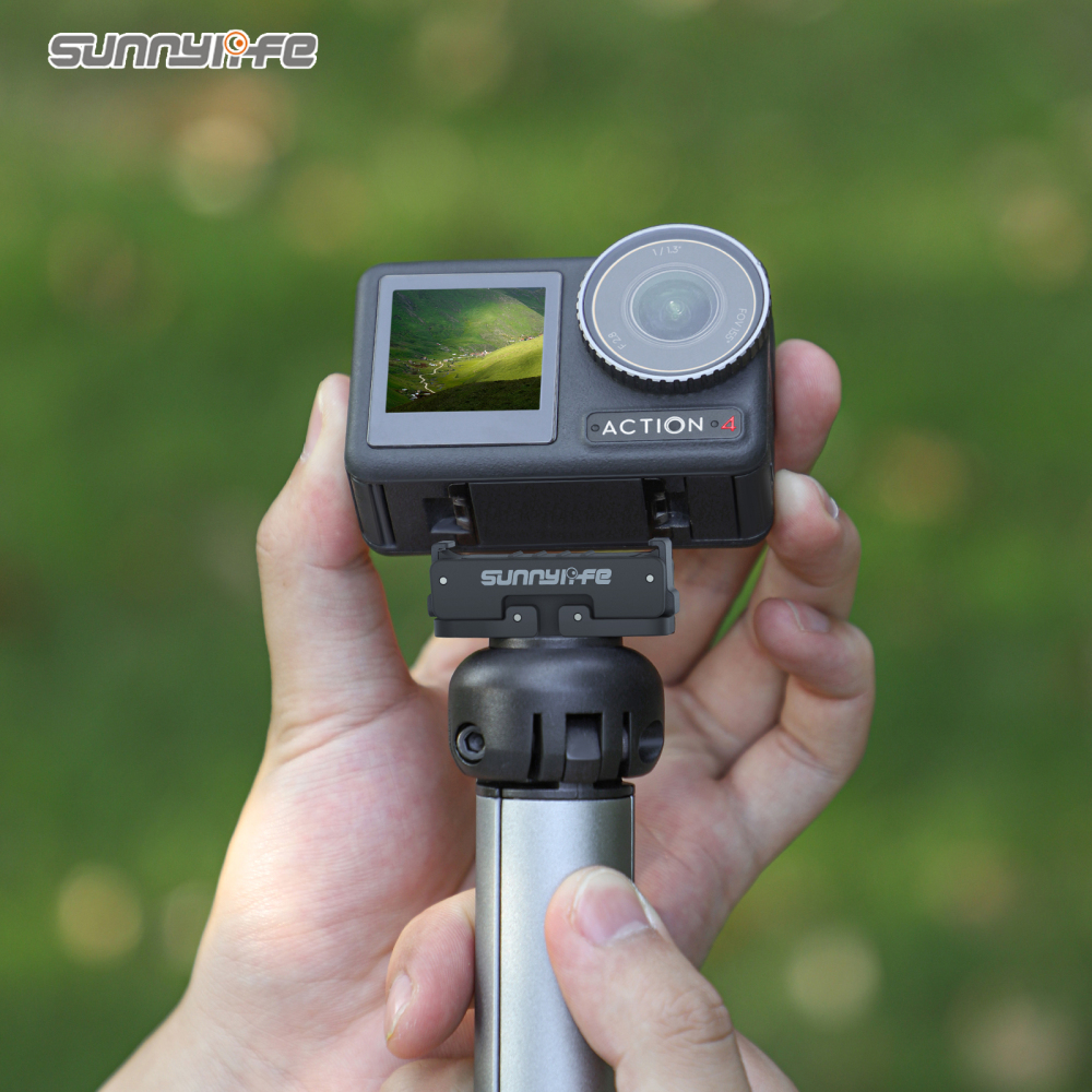 Sunnylife Foldable Magnetic Quick Release Mount Action Camera Selfie Stick Tripod Adapter Cam Stand for OSMO 360/ ACTION 5pro/4/3