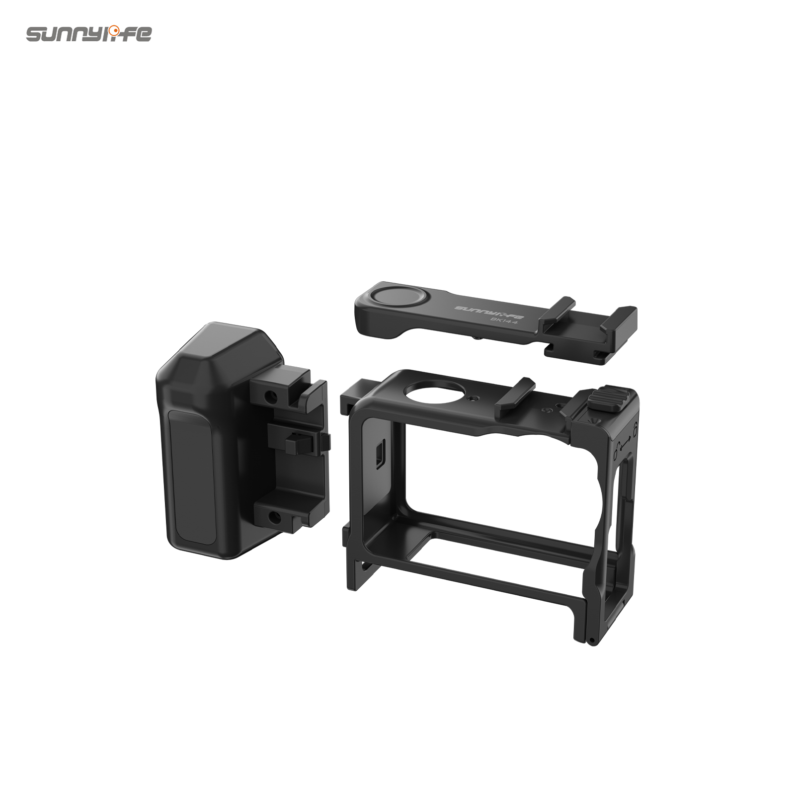 Sunnylife 2-in-1 Detachable Protective Frame & Street Photography Handle Ergonomic Hand Grip Quick Release Shutter Handle for Osmo Action 6