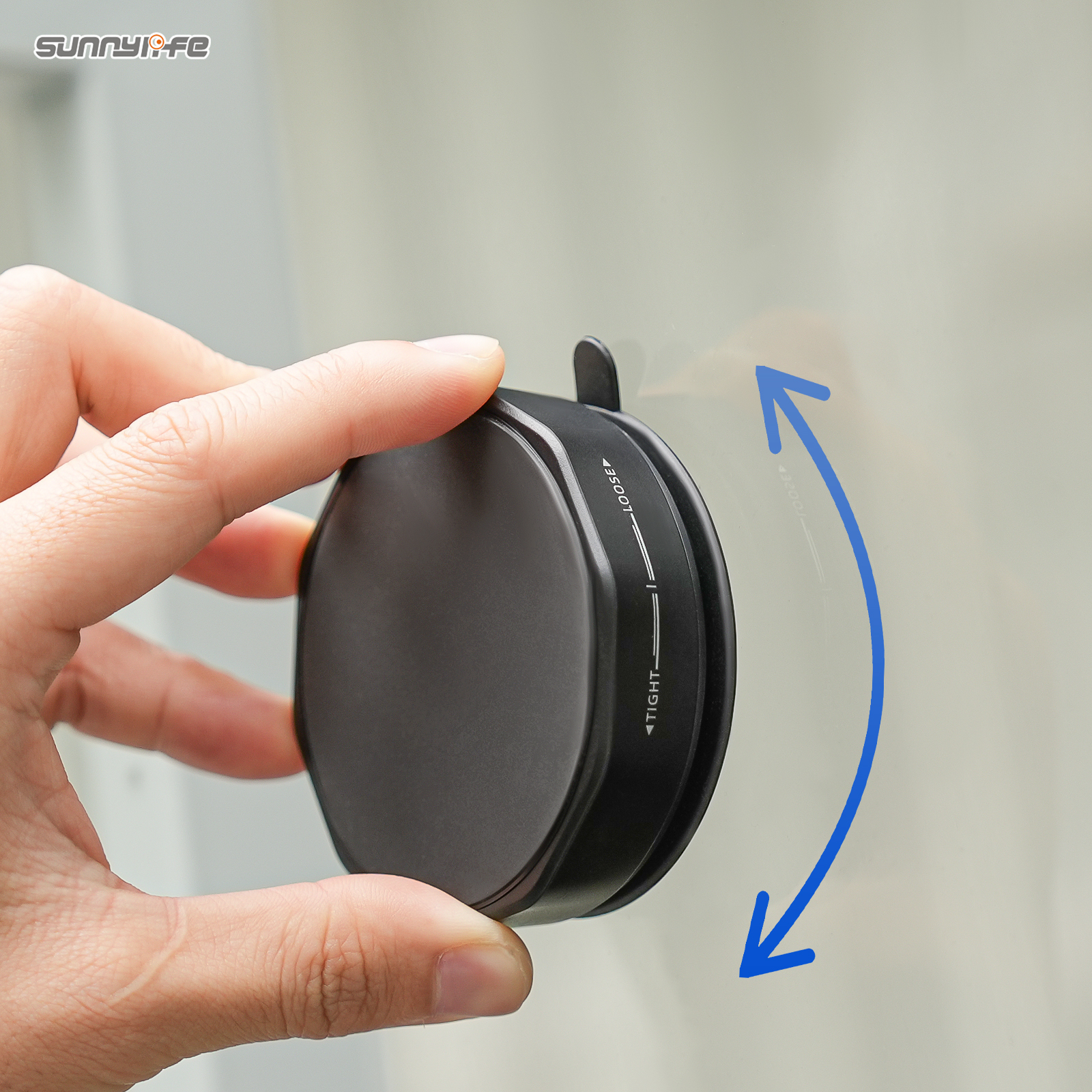 Sunnylife Universal Suction Cup Adapter Base Strong Suction Sucker Accessory for Action Camera