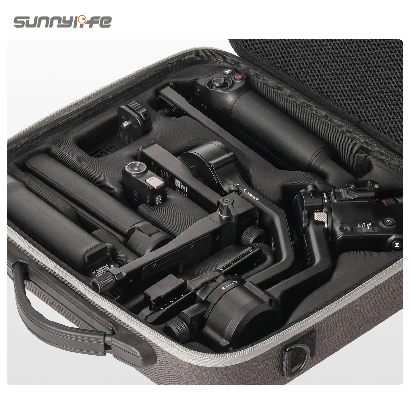 Sunnylife Multifunctional Carrying Case Handbag Shoulder Bags Crossbody Bag Storage Accessories for DJI RS 5