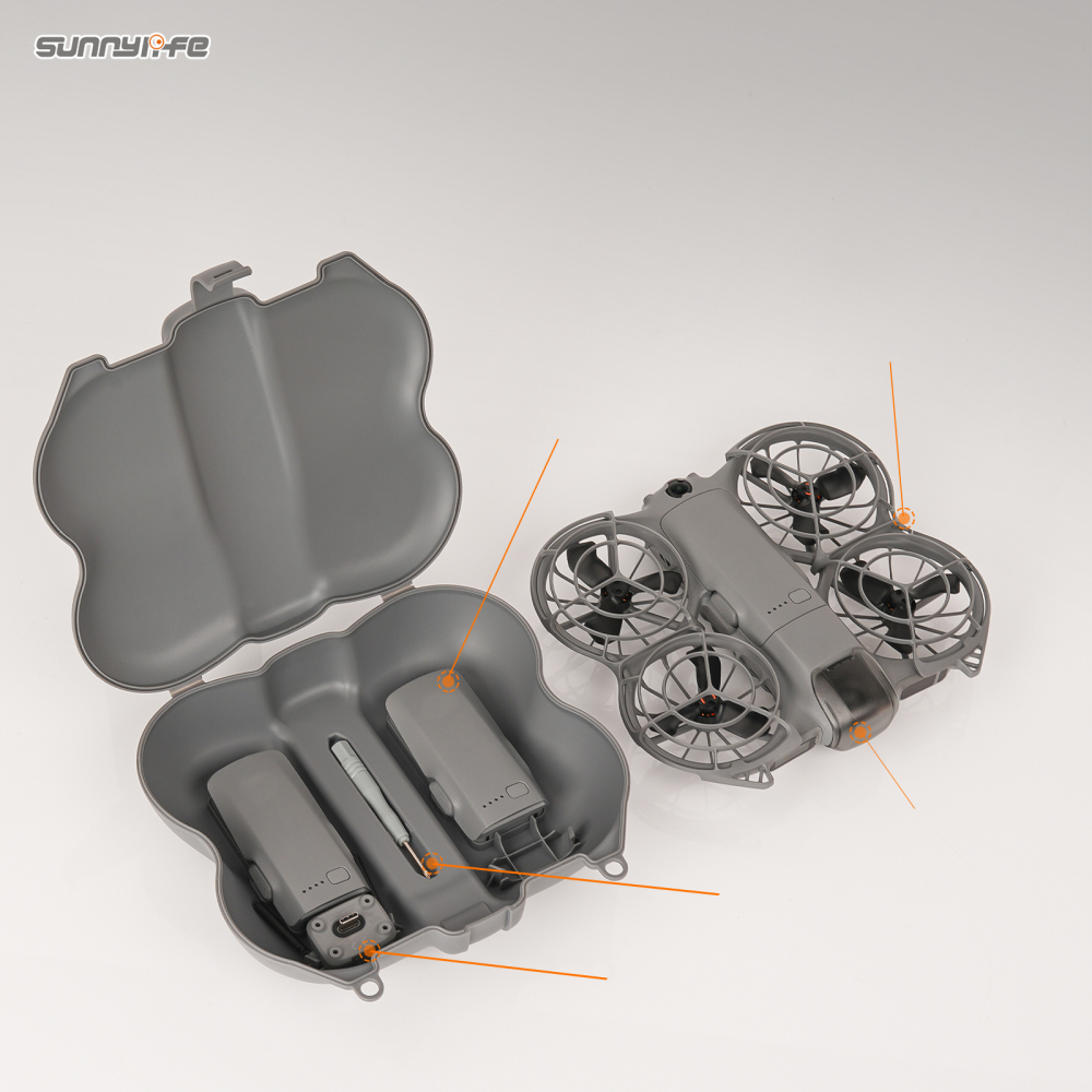 Sunnylife Updated Butterfly Protective Case Portable Shock-Proof Storage Box Dust-Proof Accessories for DJI NEO 2