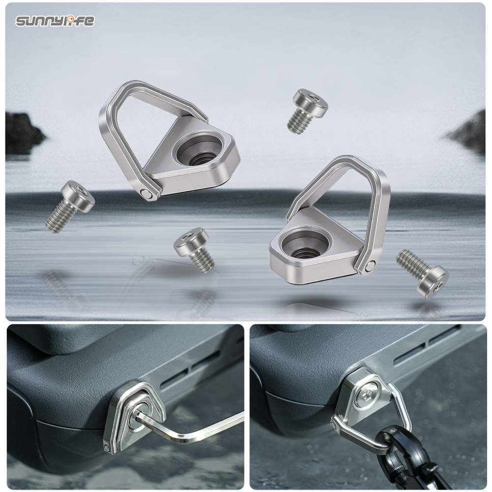 Sunnylife Controller Hanger Strap Shoulder Belt Lanyard Disassembly-free Hook for FLIP/ Mini 4 Pro RC2/1 / RC PRO2/1 / RC PLUS 2/1