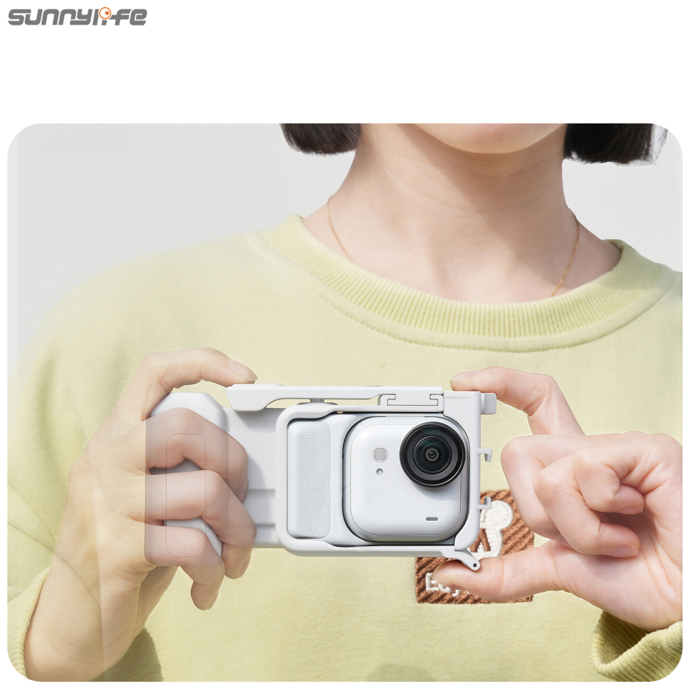 Sunnylife Street Photography Handle Ergonomic Hand Grip Quick Release Shutter Handle for Insta360 GO Ultra