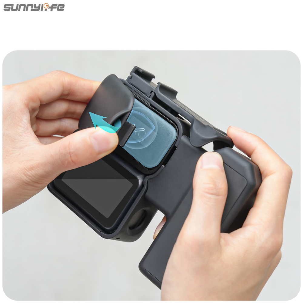 Sunnylife Integrated Street Photography Handle Ergonomic Hand Grip Quick Release Shutter Handle for Osmo Nano