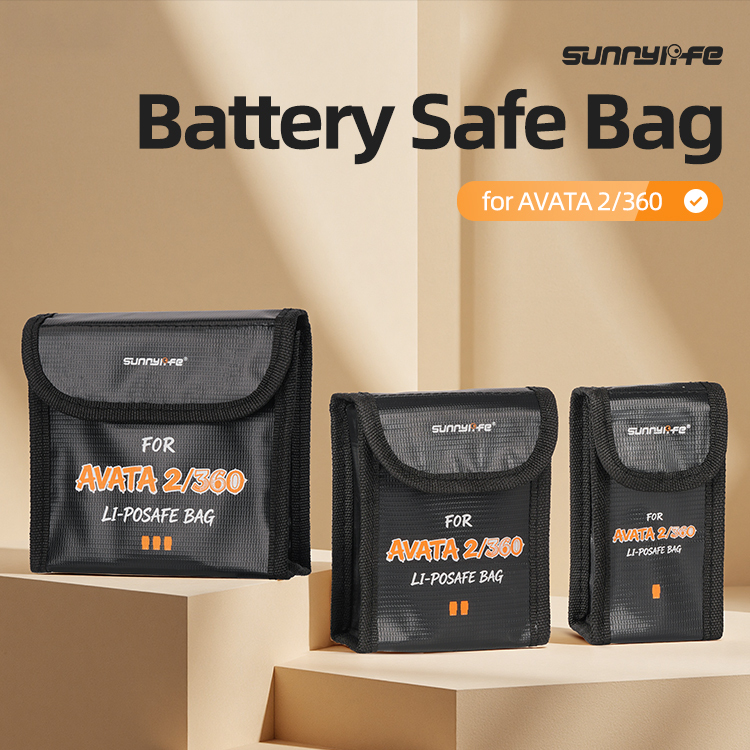 Sunnylife Battery Safe Bag Protective Li-Po Safe Bag Explosion-proof Accessories for AVATA 2/360