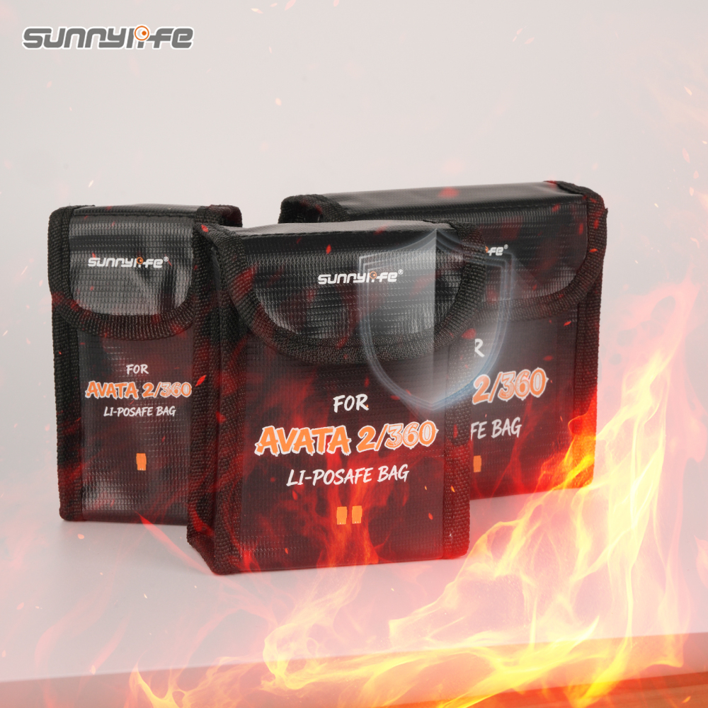 Sunnylife Battery Safe Bag Protective Li-Po Safe Bag Explosion-proof Accessories for AVATA 2/360
