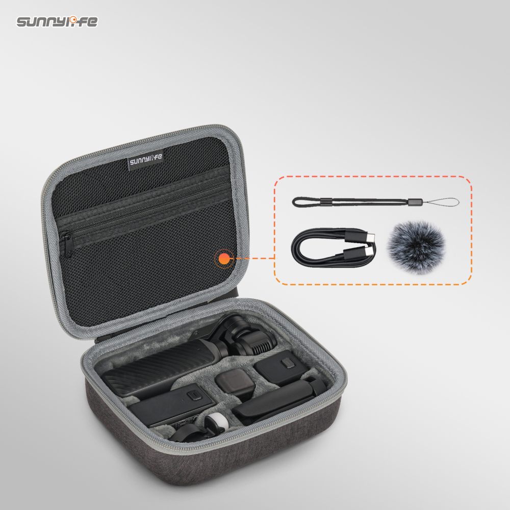 Sunnylife Mini Carrying Case Handbag Portable Travel Case Protective Organizer Standard Combo Bags Accessories for POCKET 4/3