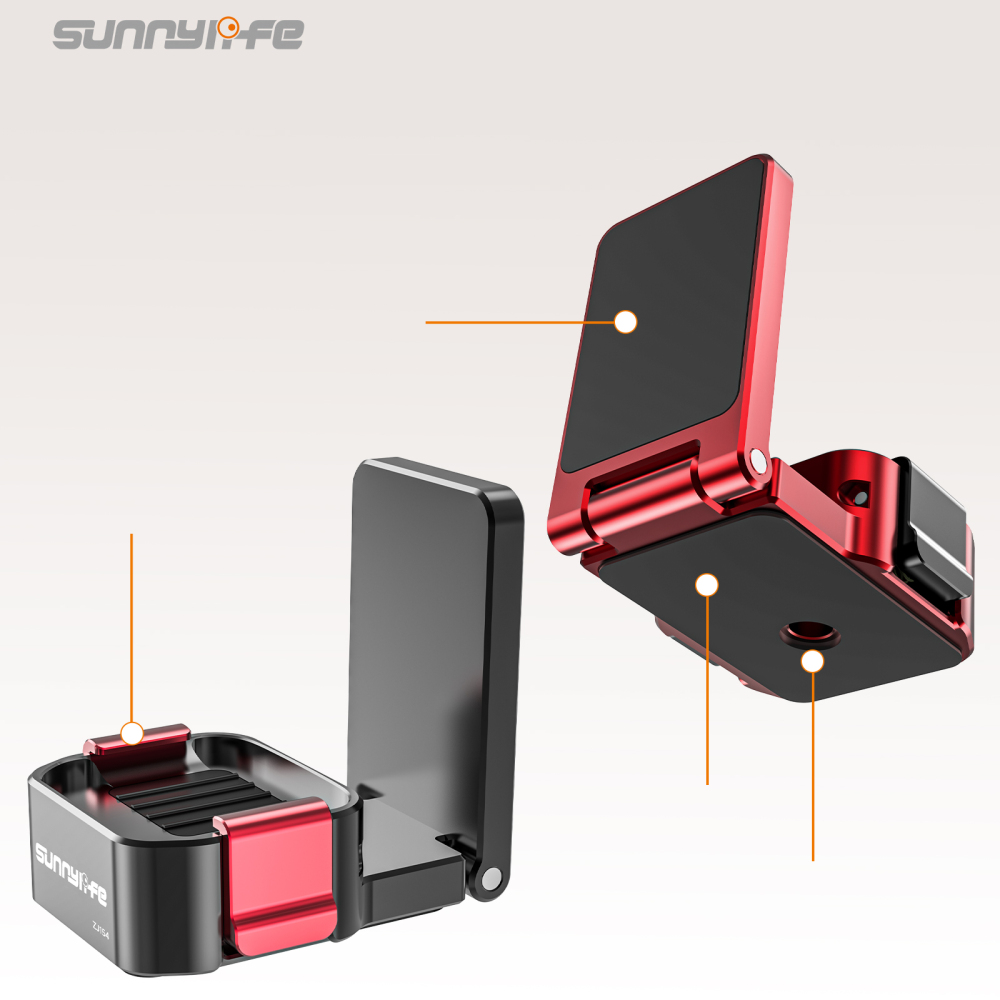 Sunnylife Metal Quick-Release Magnetic Mount Tabletop Base Bracket Angles Adjustable Accessories for Osmo Pocket 4/3