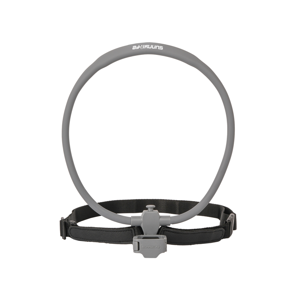 Sunnylife Adjustable POV Neck Mount Hand Free Video Vlog Neck Selfie Holder with Body Strap for Pocket 4/3