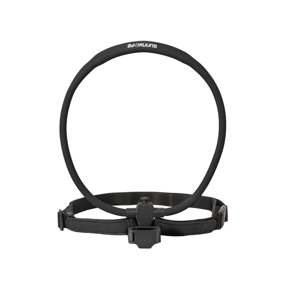 Sunnylife Adjustable POV Neck Mount Hand Free Video Vlog Neck Selfie Holder with Body Strap for Pocket 4/3