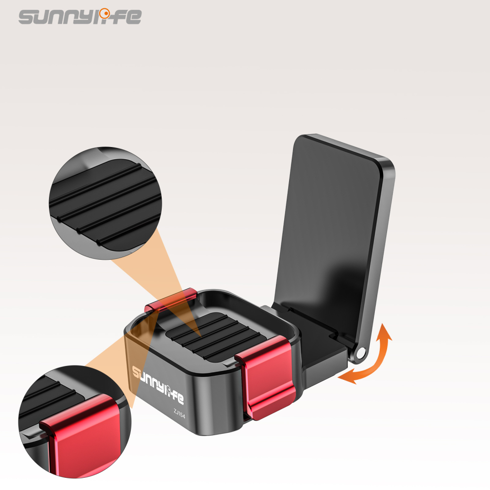 Sunnylife Metal Quick-Release Magnetic Mount Tabletop Base Bracket Angles Adjustable Accessories for Osmo Pocket 4/3