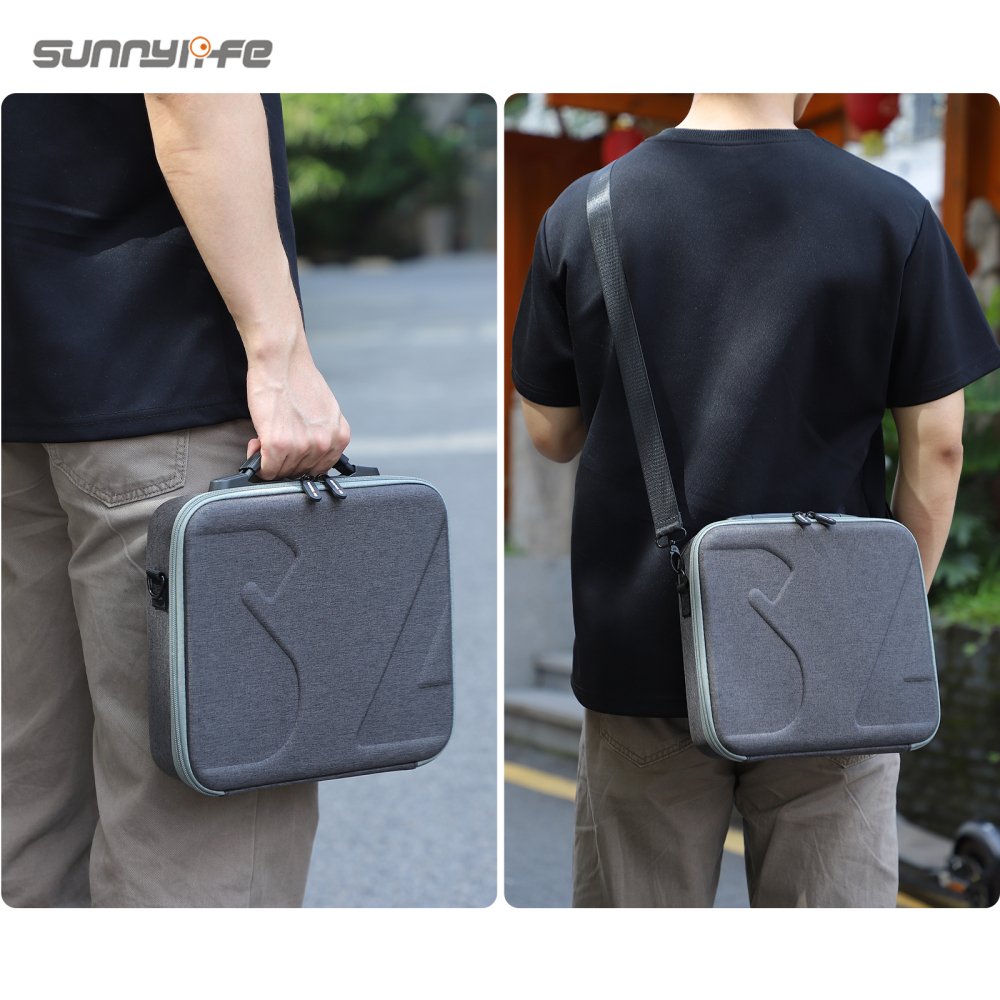 Sunnylife Carrying Case Combo Bag Drone Body Controller Bags Hard Travel Case Large Capacity Messenger Bag for Lito 1/X1/Mini 5 Pro