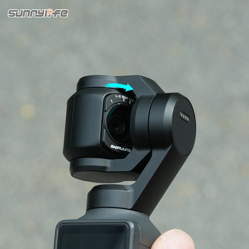 Sunnylife Magnetic  Metal Lens Filters 1/4 Black Mist/VND2-32 Filters Wide-Angle Macro Filters Accessories for OSMO POCKET 4/3