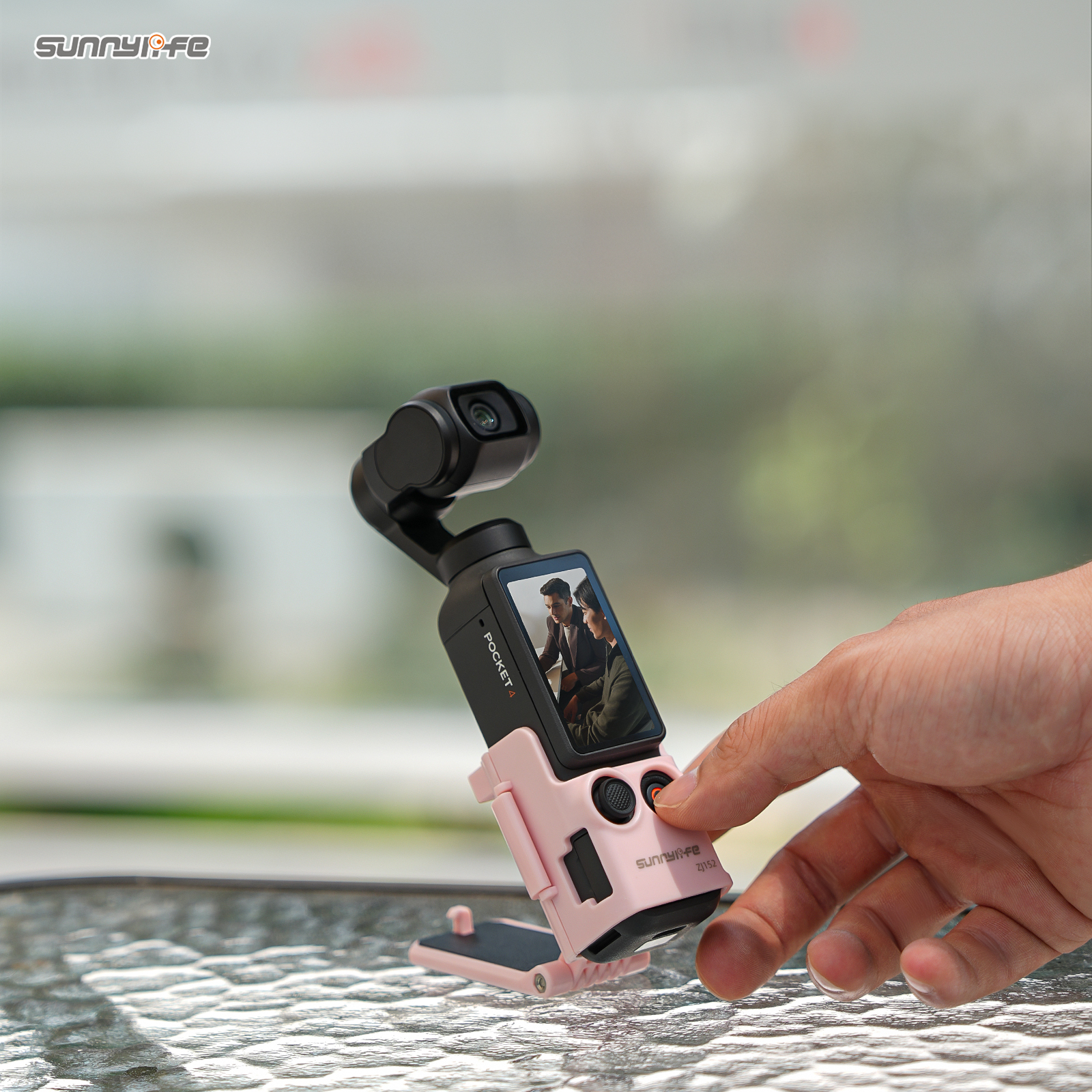 Sunnylife Multifunctional Magnetic Mount Tabletop Base Bracket Angles Adjustable Accessories for Osmo Pocket 4