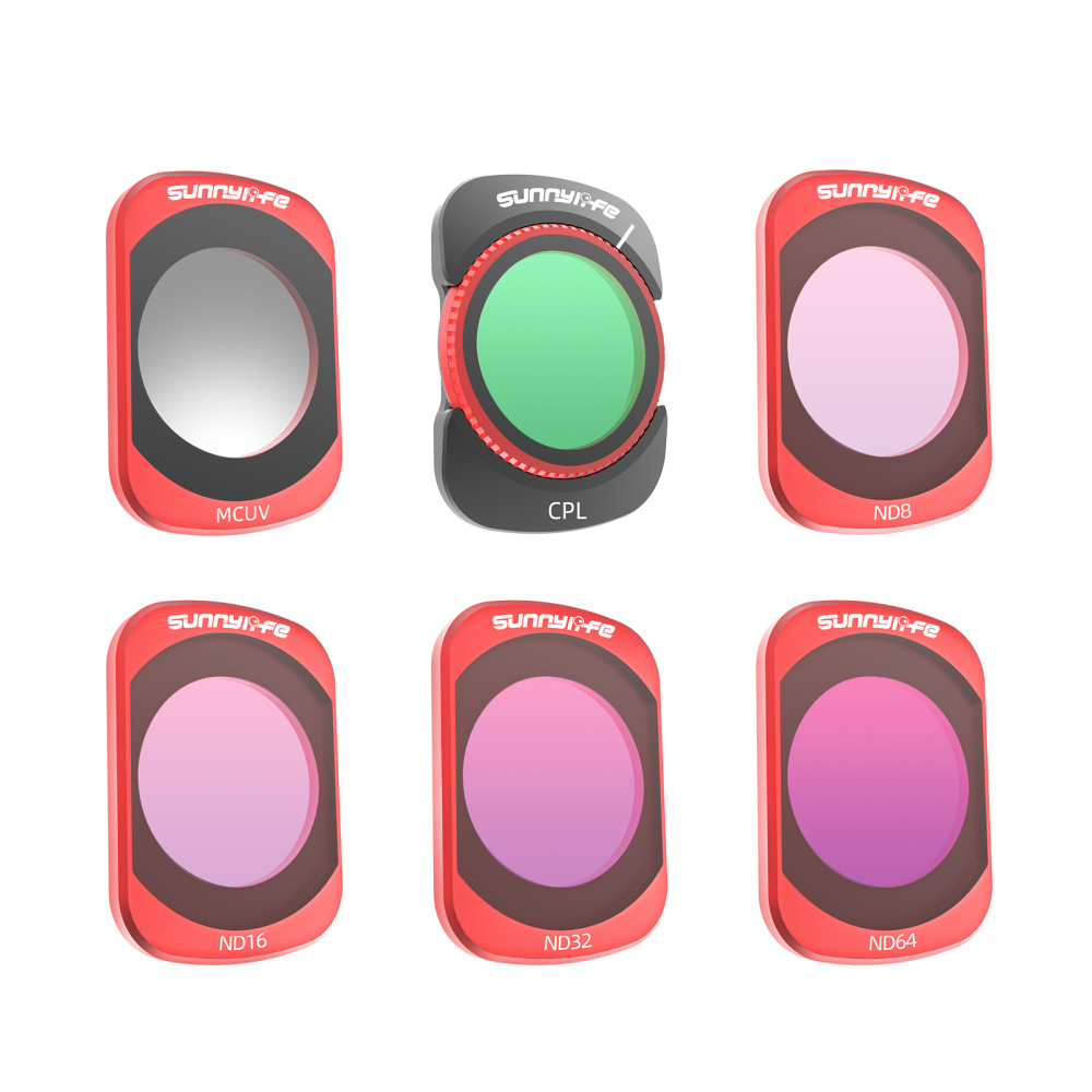 Sunnylife Magnetic Lens Filters Adjustable CPL 1/4 BLACK MIST & VND2-32 Filters Metal ND MCUV Accessories for OSMO POCKET 4/3