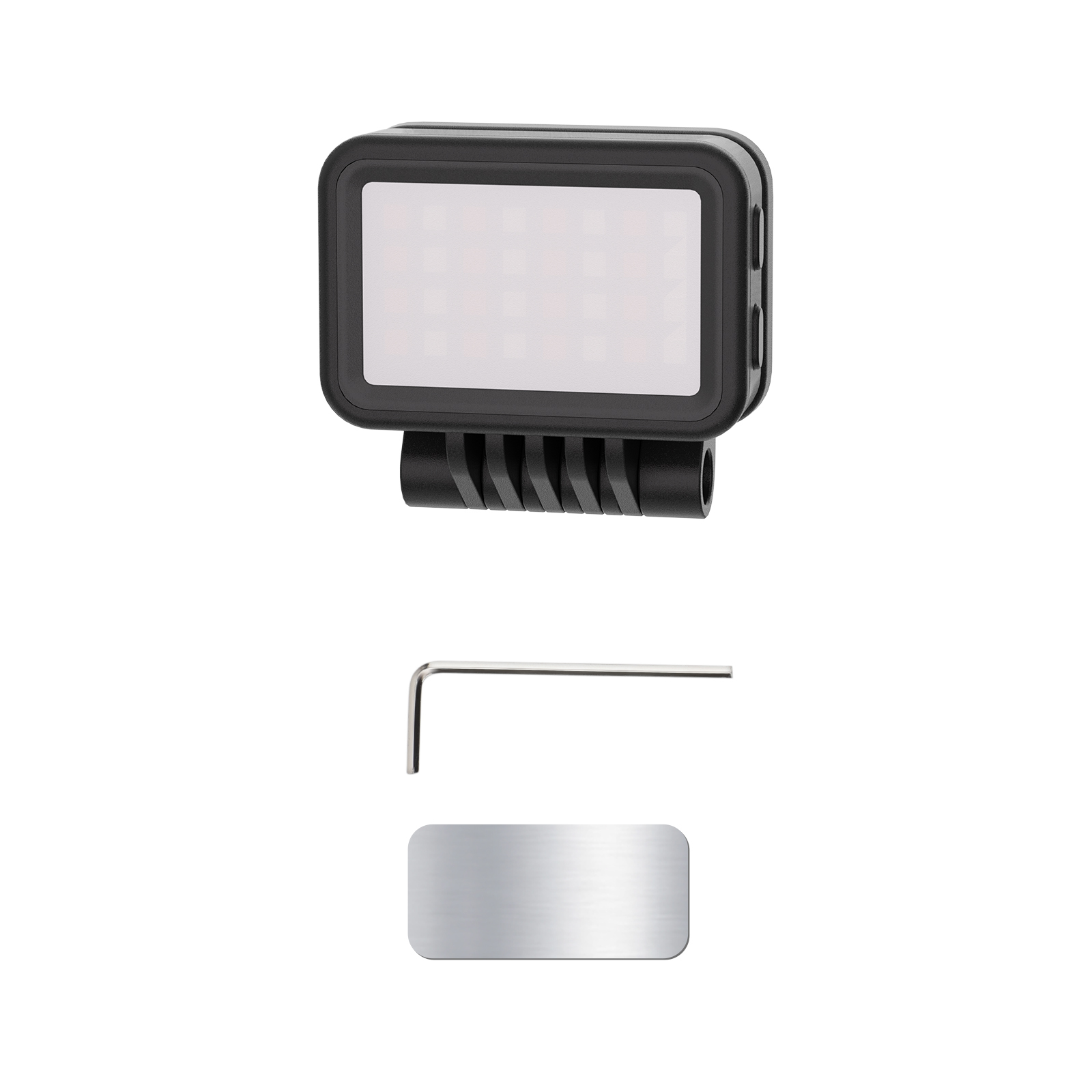 Sunnylife Foldable Magnetic LED Video Light Adjustable Fill Light Tri-Color Dimmable Portable Fill Lamp Photography for Osmo Nano