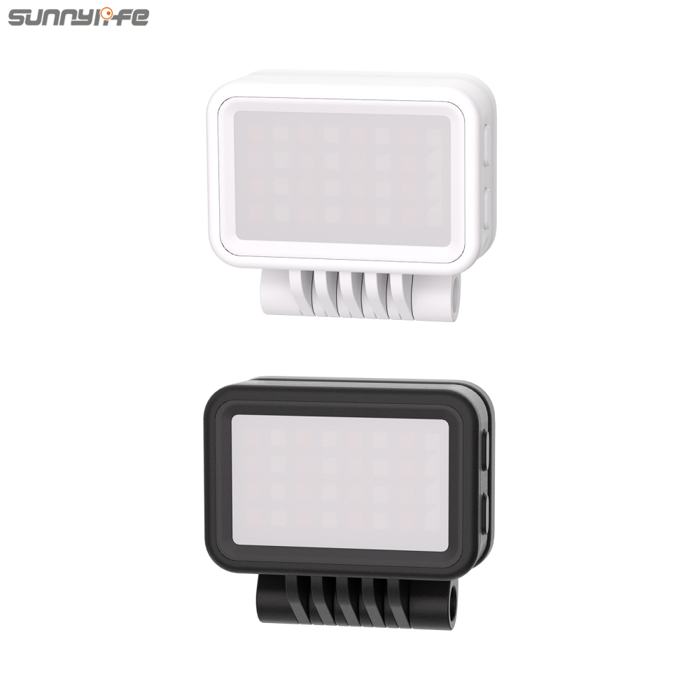 Sunnylife Foldable Magnetic LED Video Light Adjustable Fill Light Tri-Color Dimmable Portable Fill Lamp Photography for Osmo Nano