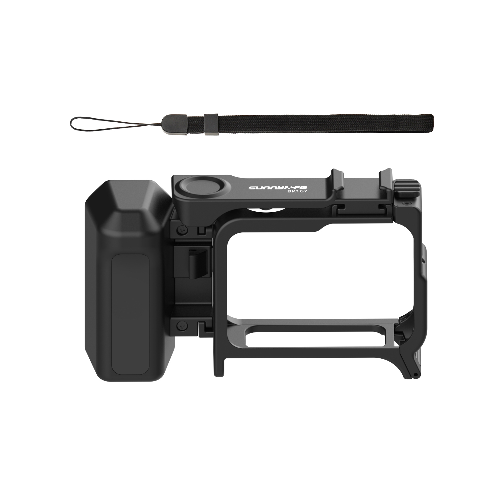 Sunnylife 2-in-1 Detachable Protective Frame & Street Photography Handle Ergonomic Hand Grip Quick Release Shutter Handle for Insta360 Ace Pro 2/1