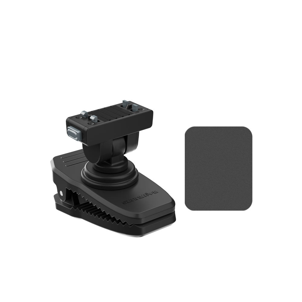 Sunnylife Magnetic Quick-Release Backpack Clip Action Camera Clamp Vertical-Horizontal Mount Accessories for Insta360 X4 Air/X5/Ace/Ace Pro 2/1