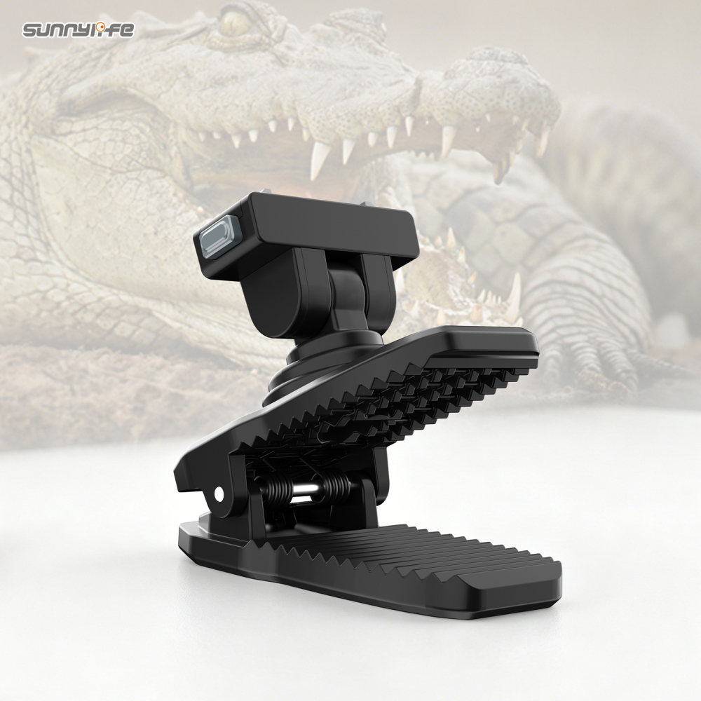 Sunnylife Magnetic Quick-Release Backpack Clip Action Camera Clamp Vertical-Horizontal Mount Accessories for Insta360 X4 Air/X5/Ace/Ace Pro 2/1