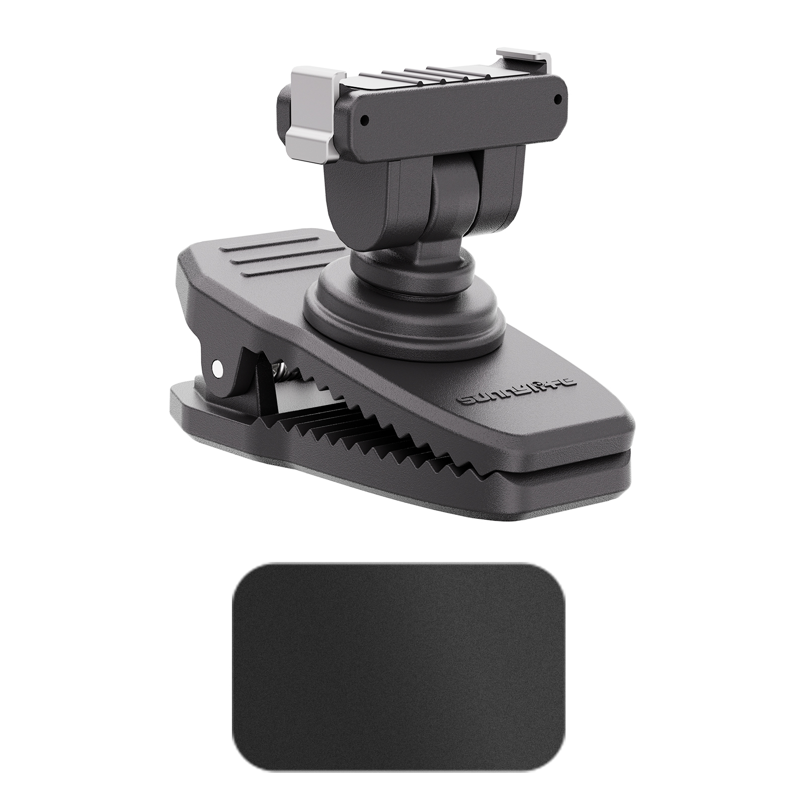 Sunnylife Magnetic Quick-Release Backpack Clip Adjustable Action Camera Clamp Vertical-Horizontal Mount Accessories for Osmo Nano/Action 6