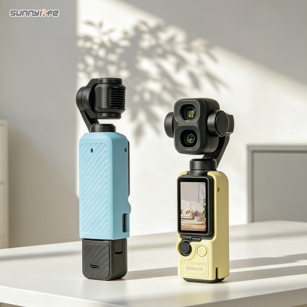 Sunnylife TPU Protective Cover Soft Protective Case Action Camera Cover Accessories for Osmo Pocket 4P/4/3