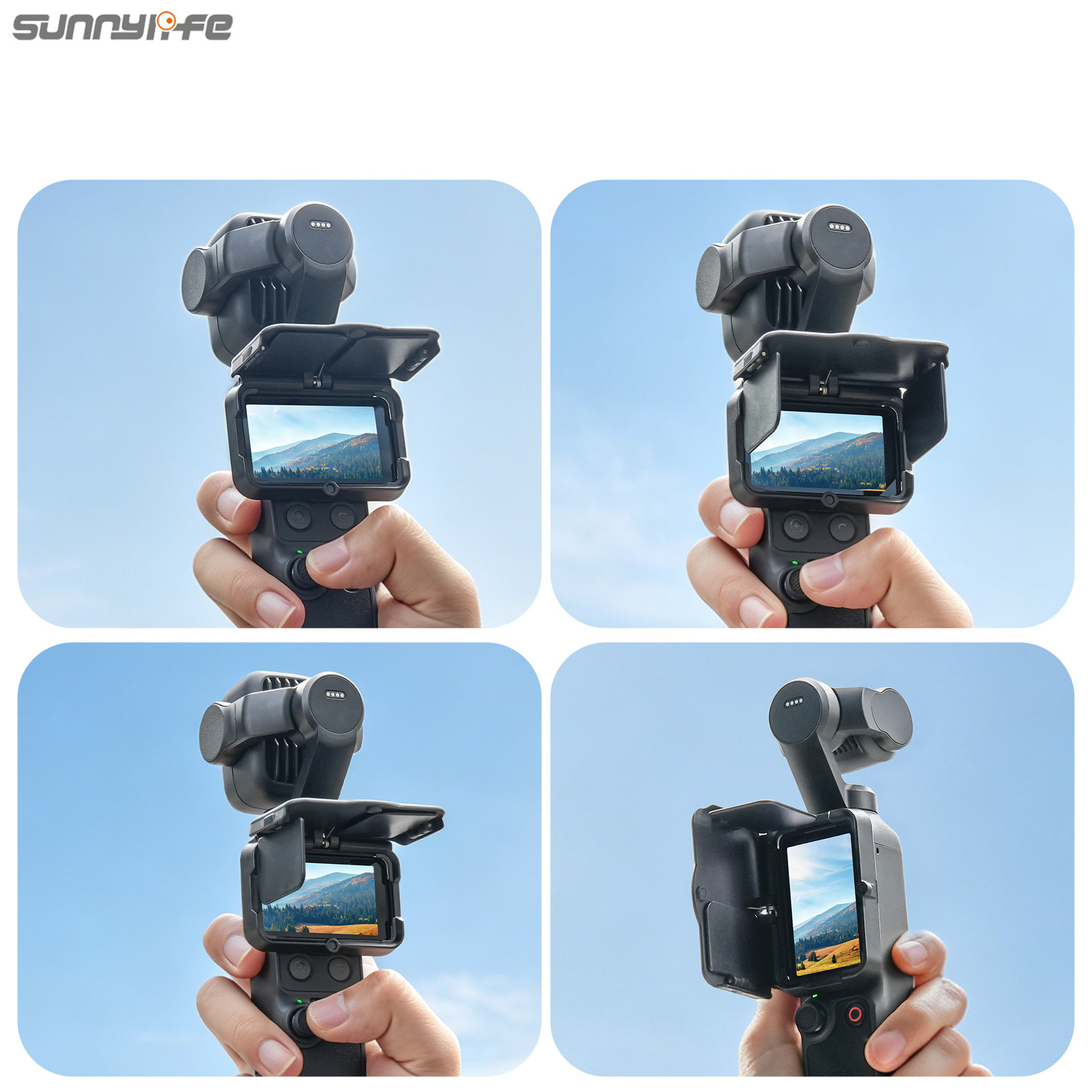 Sunnylife Screen Sun Hood Guard Screen Monitor Cover Protector Accessories for Osmo Pocket 4P/4/3