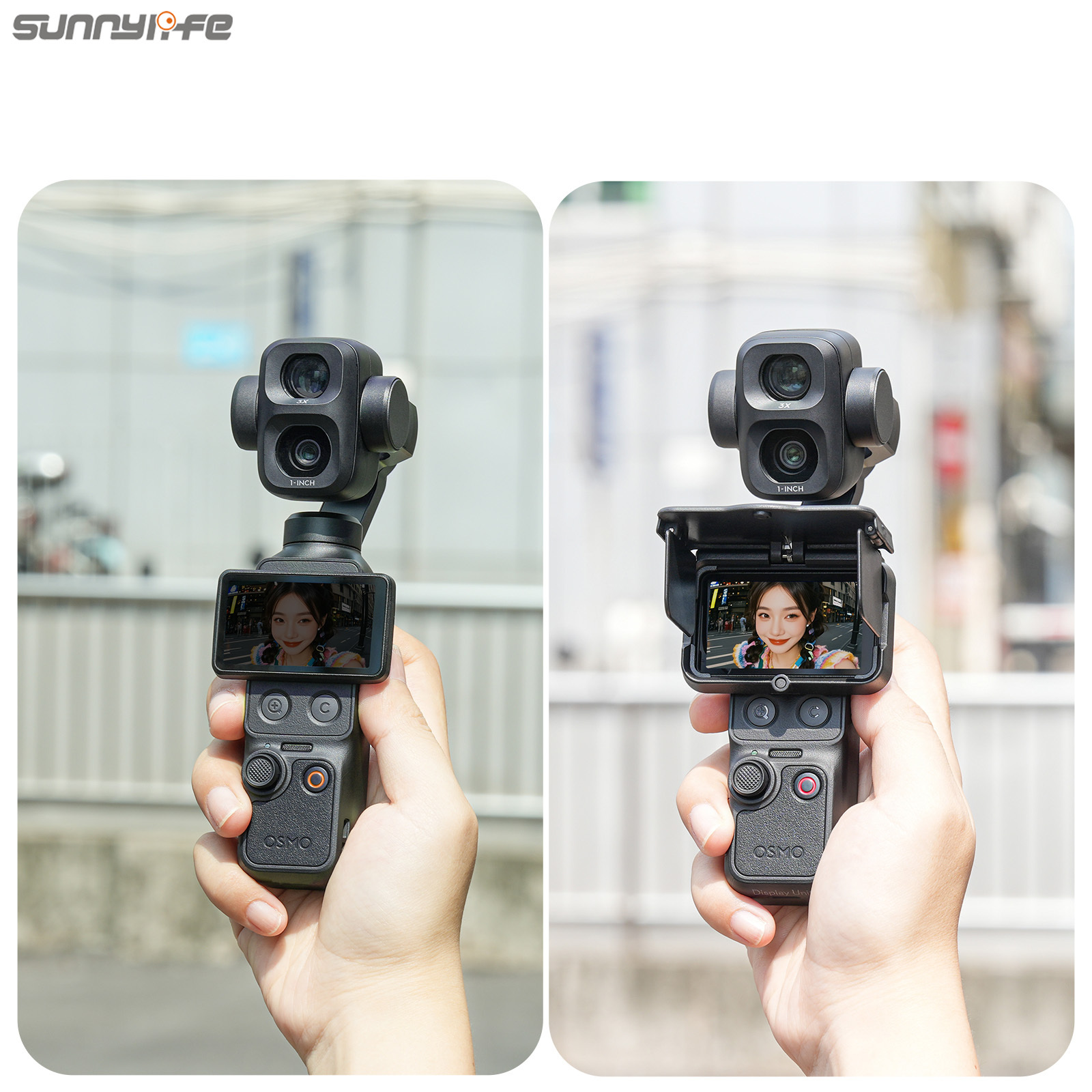 Sunnylife Screen Sun Hood Guard Screen Monitor Cover Protector Accessories for Osmo Pocket 4P/4/3