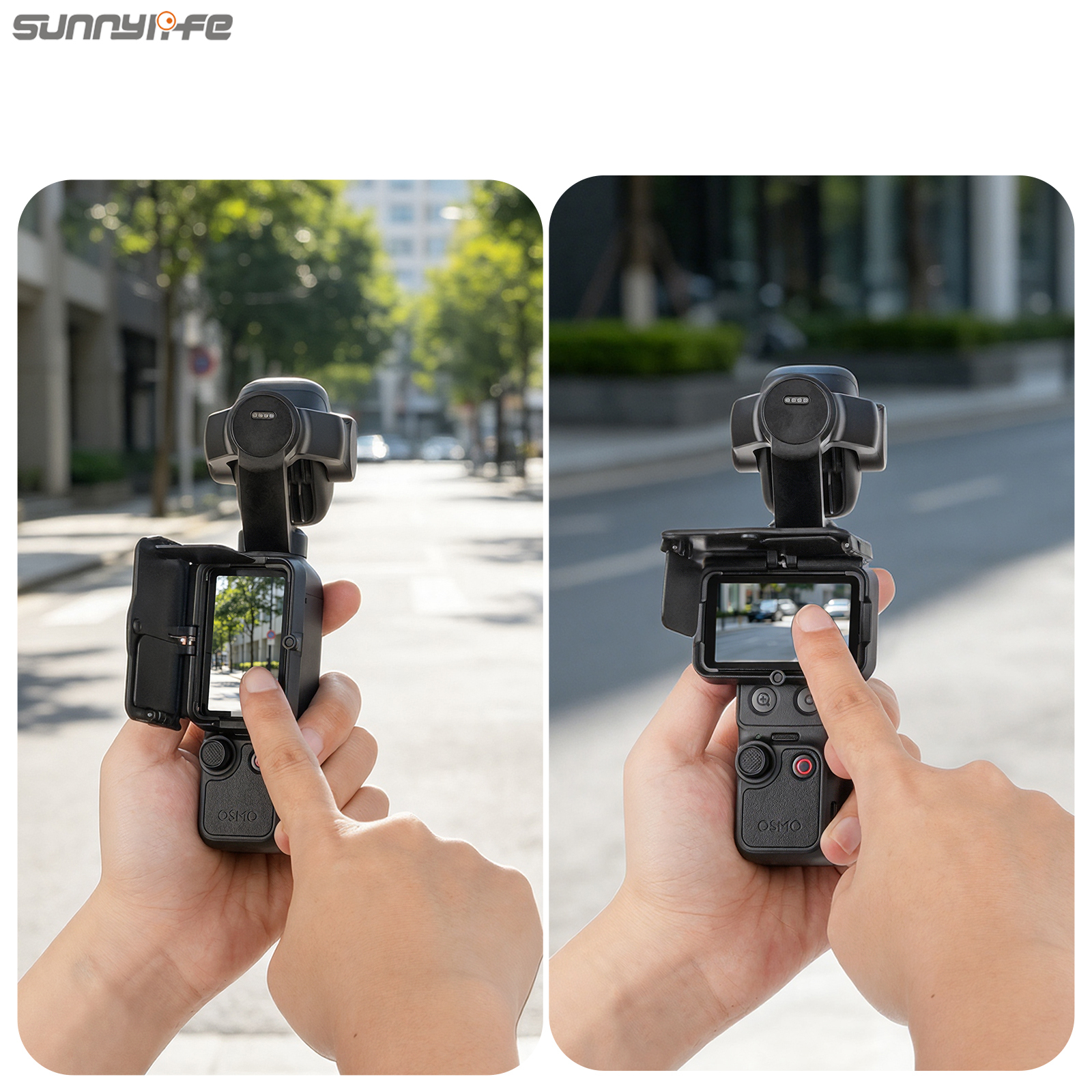 Sunnylife Screen Sun Hood Guard Screen Monitor Cover Protector Accessories for Osmo Pocket 4P/4/3
