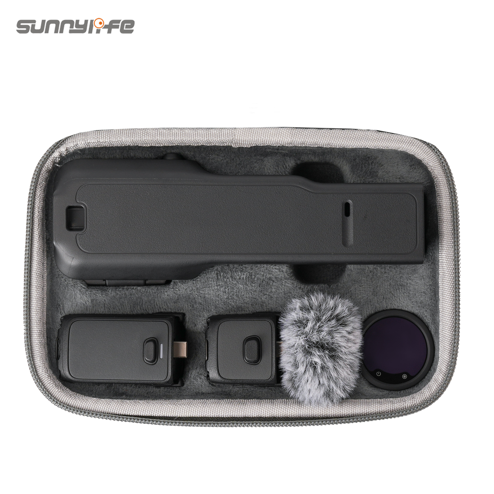 Sunnylife Mini Carrying Case Handbag Portable Travel Case Protective Organizer Standard Combo Bags Accessories for Insta360 Luna Ultra
