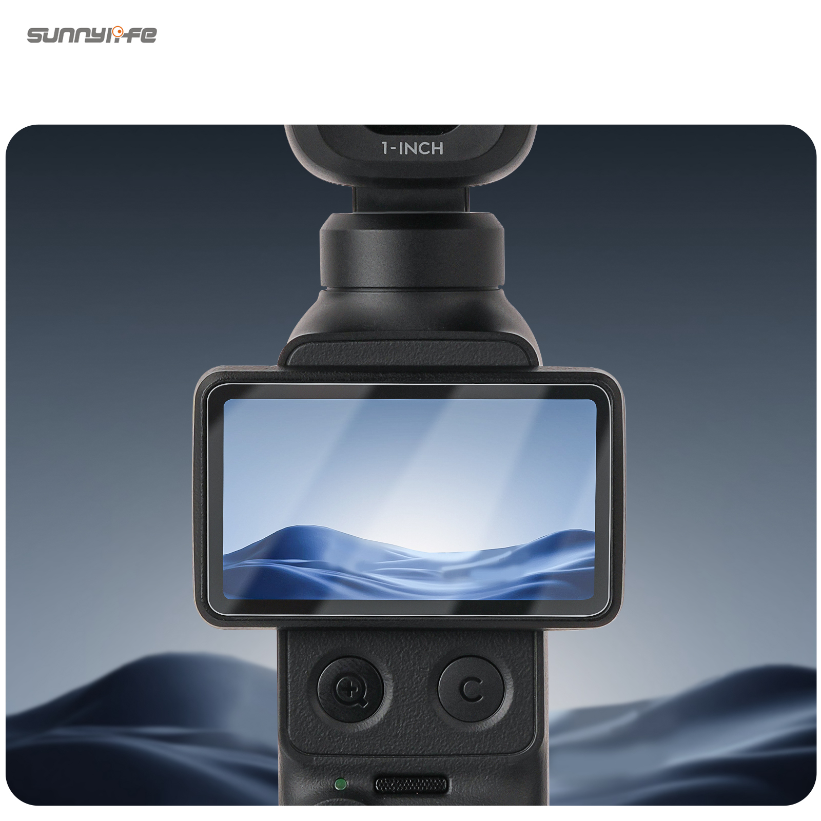 Sunnylife Lens Screen Protector Tempered Glass Protective Film Action Camera Accessories for Osmo Pocket 4P/4/3