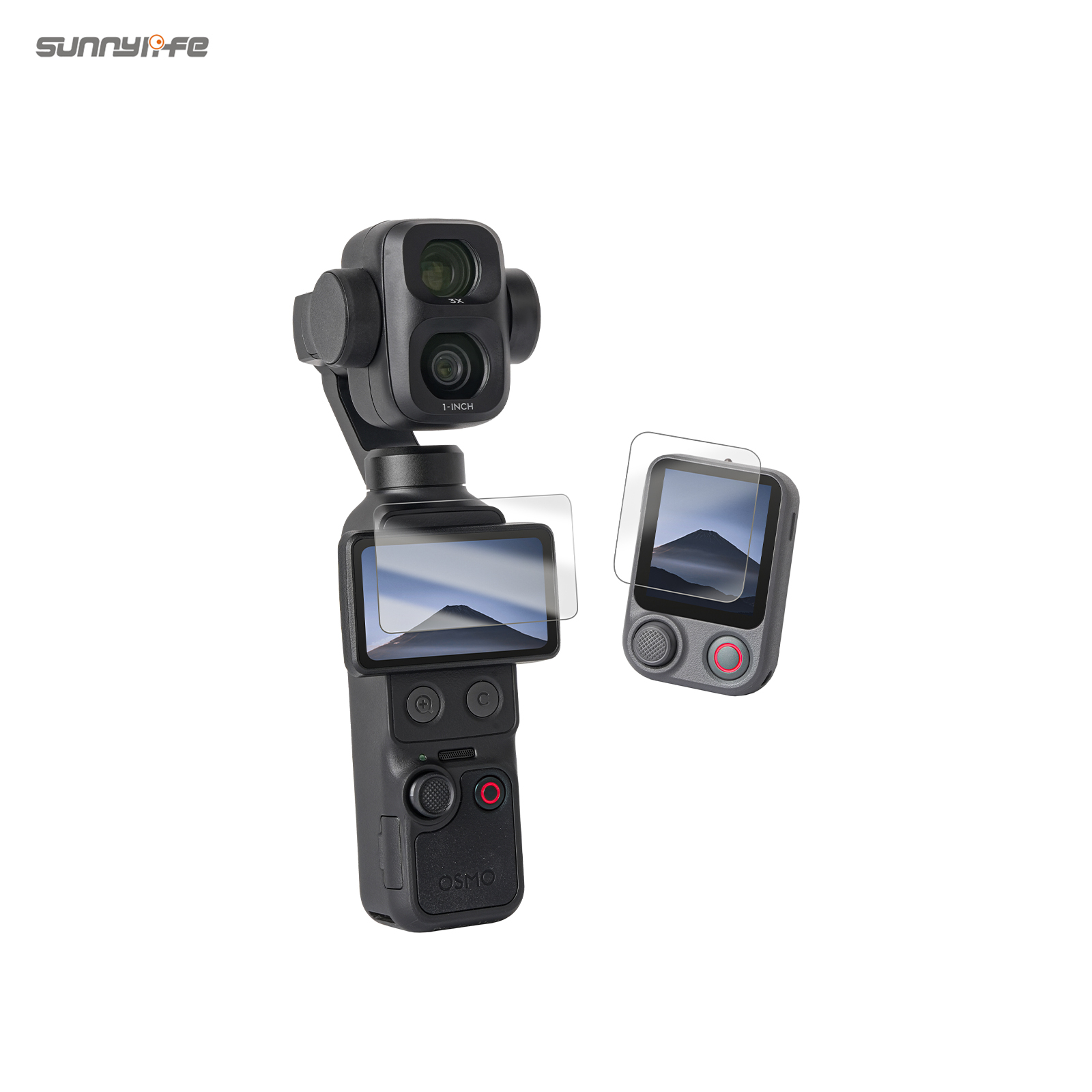 Sunnylife Lens Screen Protector Tempered Glass Protective Film Action Camera Accessories for Osmo Pocket 4P/4/3