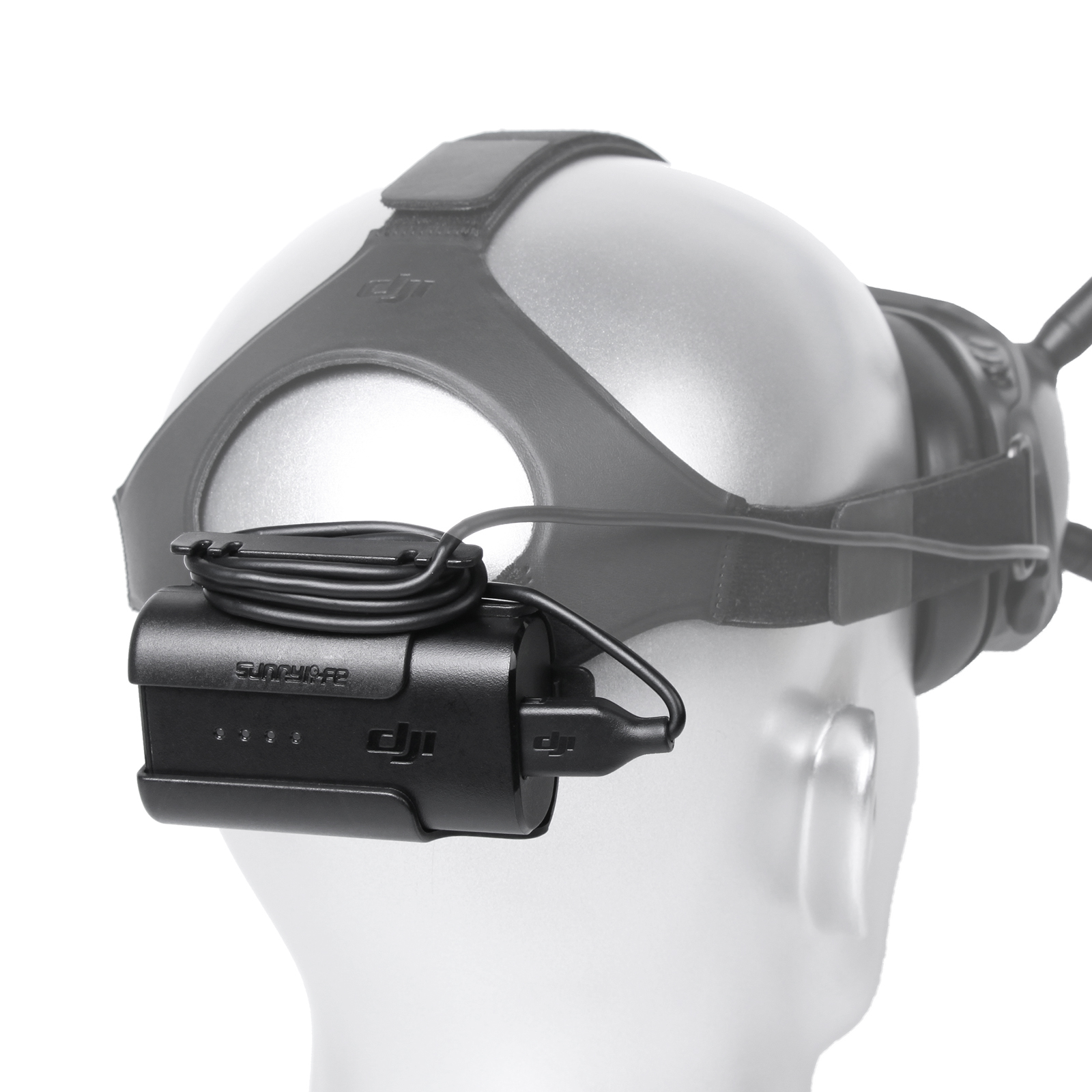 Sunnylife Battery Clip Cable Management Winder Protective Case Headband Back Holder Accessories for DJI FPV Goggles V2