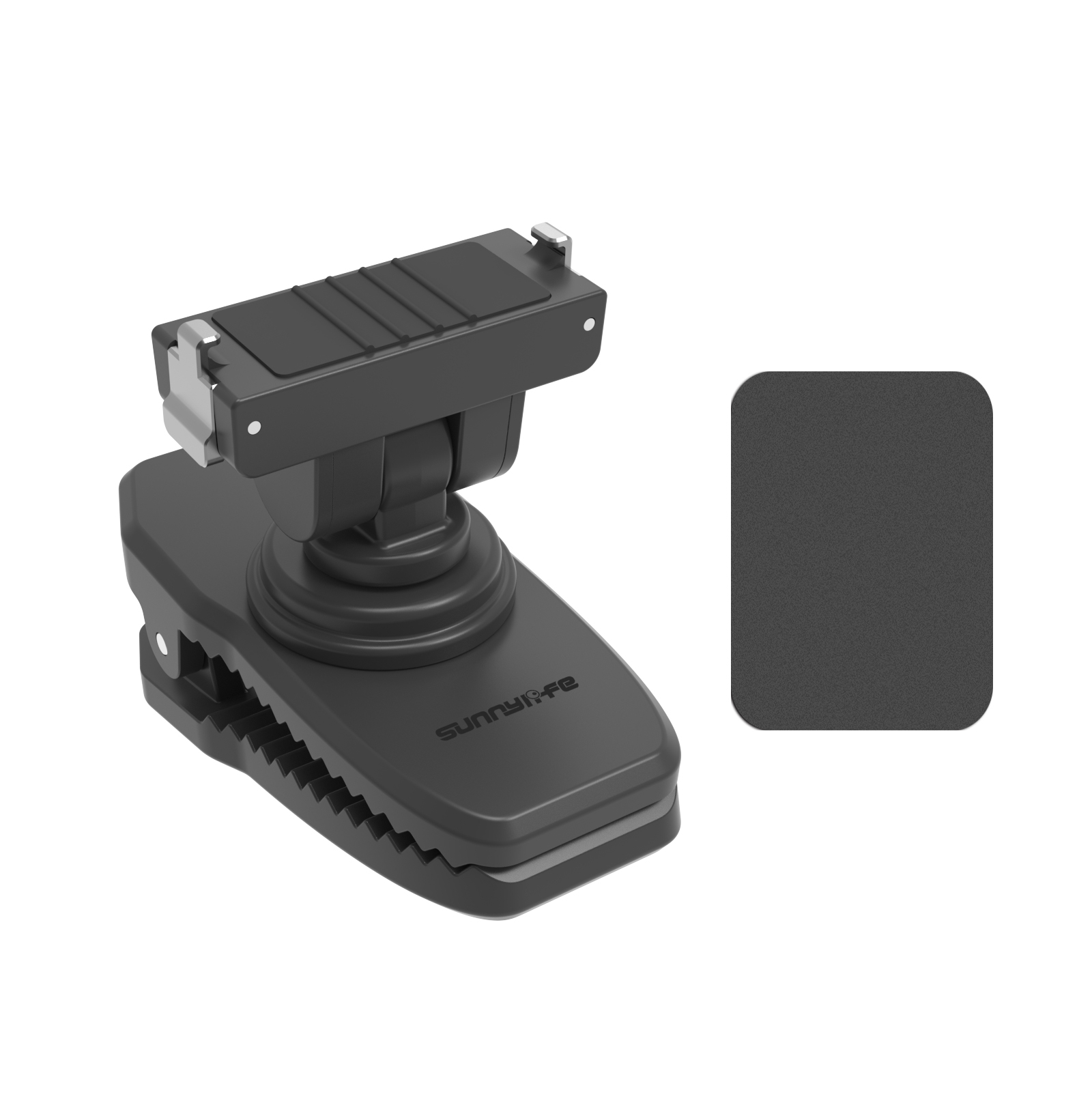 Sunnylife Magnetic Quick-Release Backpack Clip Action Camera Clamp Vertical-Horizontal Mount Accessories for Insta360 GO Ultra
