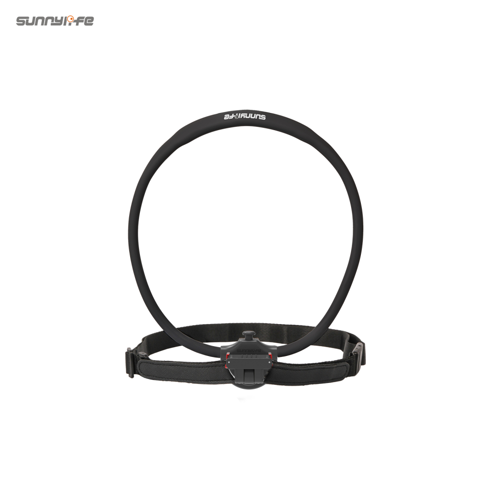 Sunnylife Magnetic POV Neck Mount Hand Free Video Vlog Neck Adjustable Selfie Holder with Body Strap for Osmo 360/Action 5 Pro/4/3/2
