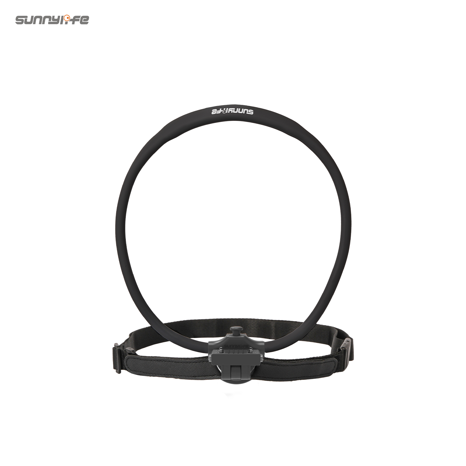 Sunnylife Magnetic POV Neck Mount Hand Free Video Vlog Neck Adjustable Selfie Holder with Body Strap for Insta360 X4 Air/X5/Ace/Ace Pro 2/1