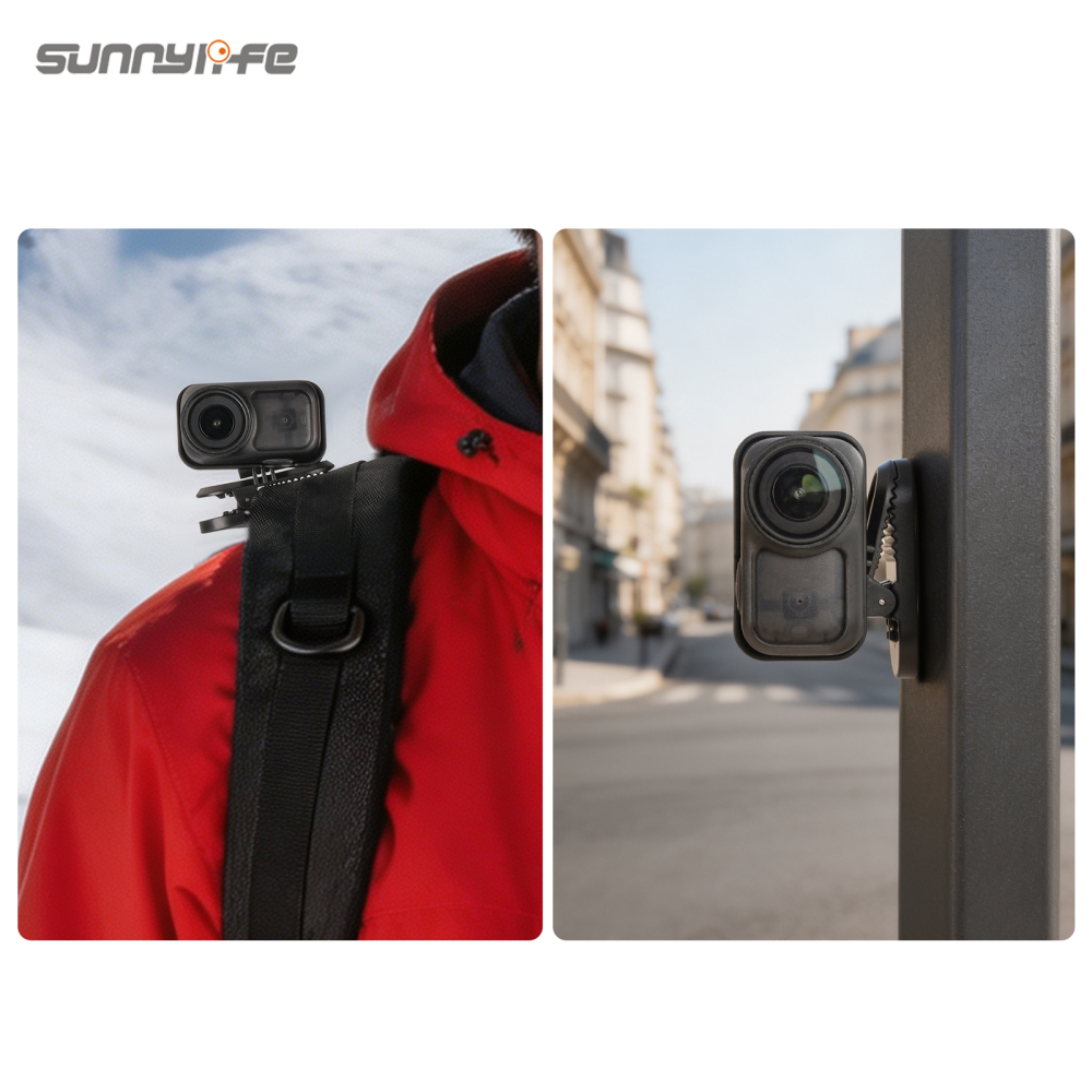 Sunnylife Magnetic Backpack Clip Adjustable Action Camera Clamp Quick-Release Mount Accessories for Osmo Nano