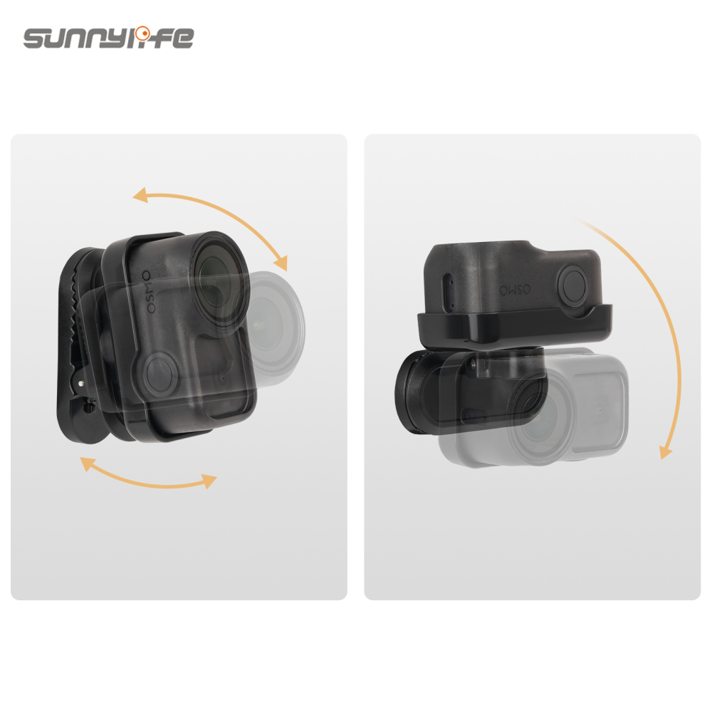Sunnylife Magnetic Backpack Clip Adjustable Action Camera Clamp Quick-Release Mount Accessories for Osmo Nano