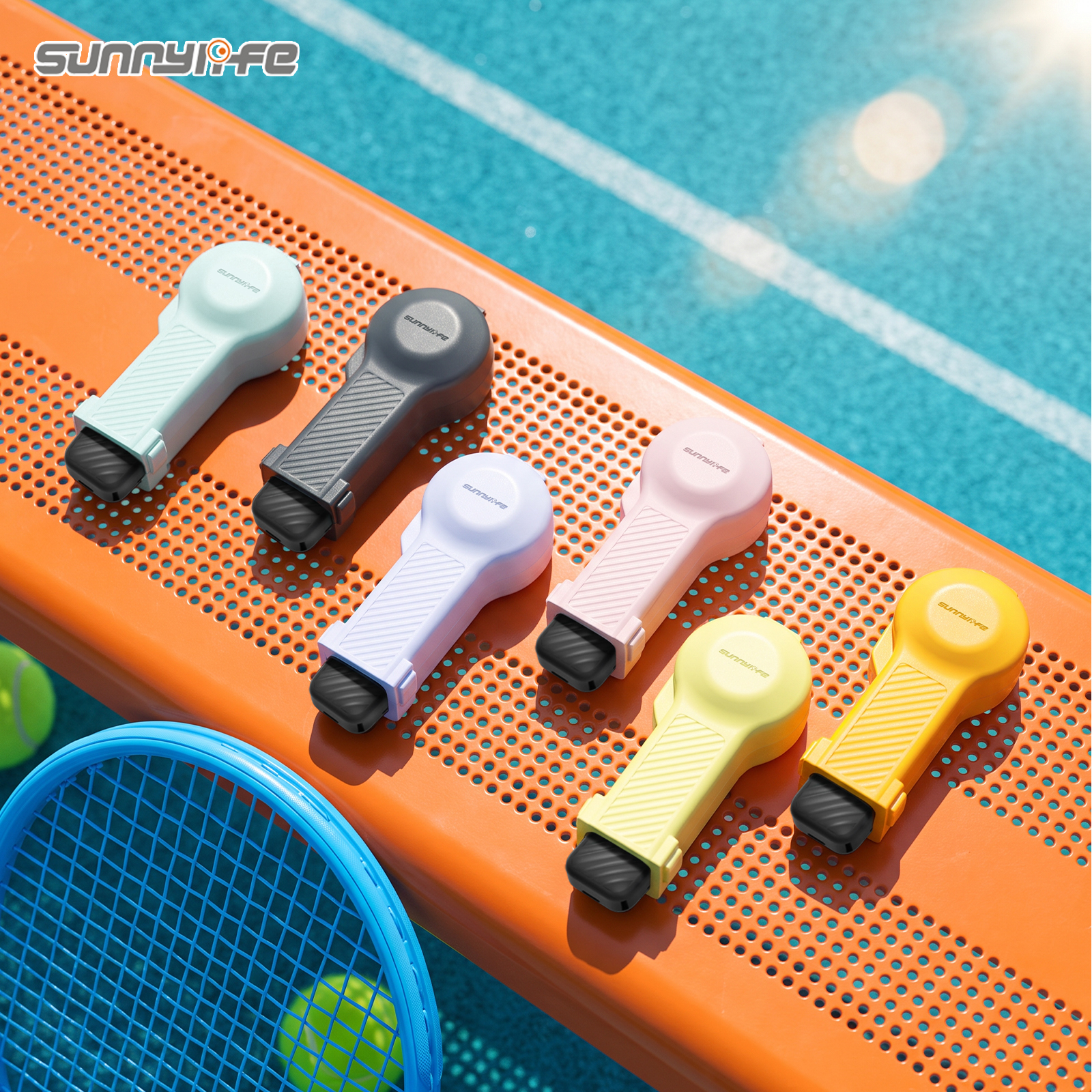 Sunnylife Bulb-Shaped Protective Case with Filter Box Shock-proof Protective Cover Gimbal Clamp Accessories for Osmo Pocket 4/3