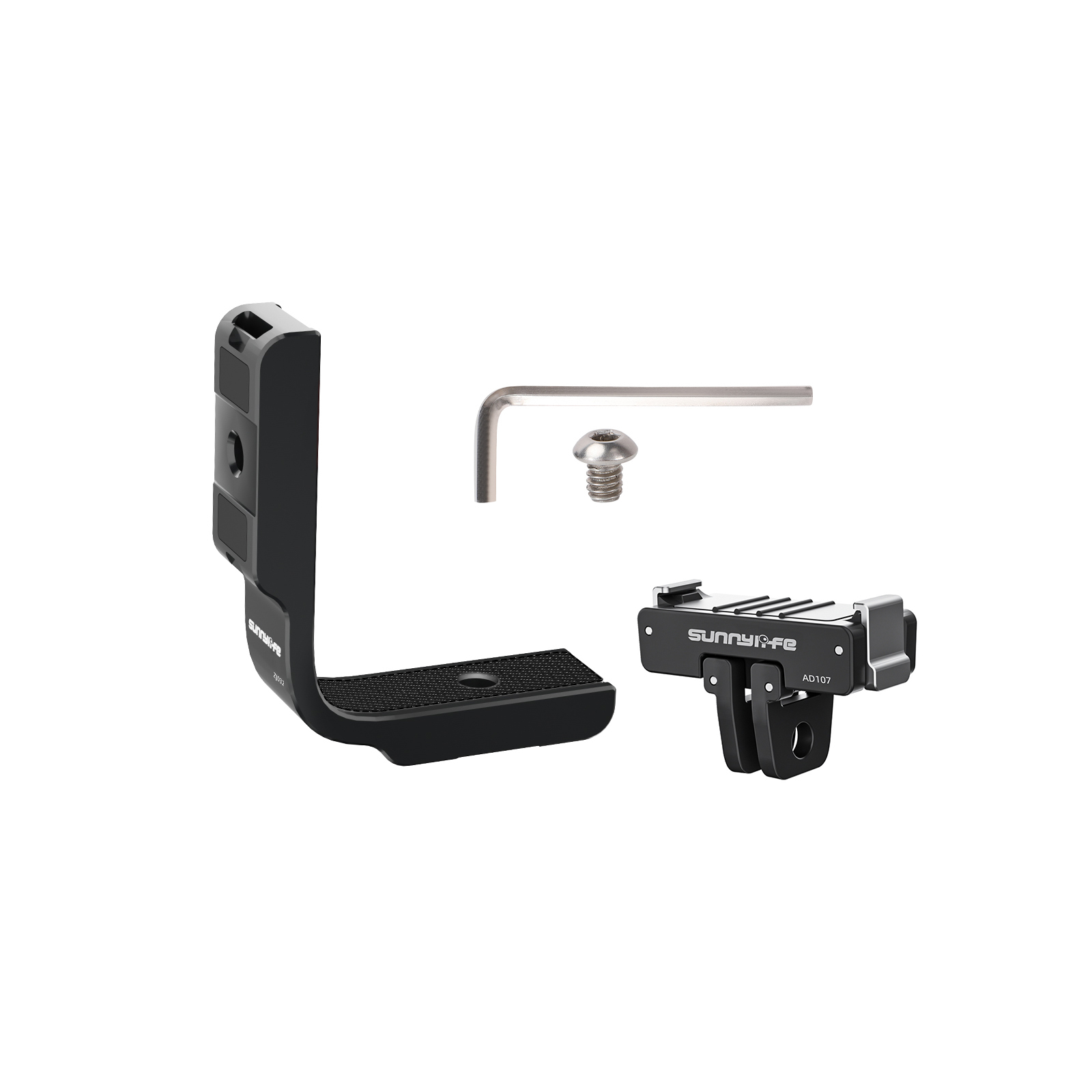 Sunnylife Metal L-Type Vertical-Horizontal Mount with Magnetic Adapter Quick Release Mount Adapter Stand for OSMO 360