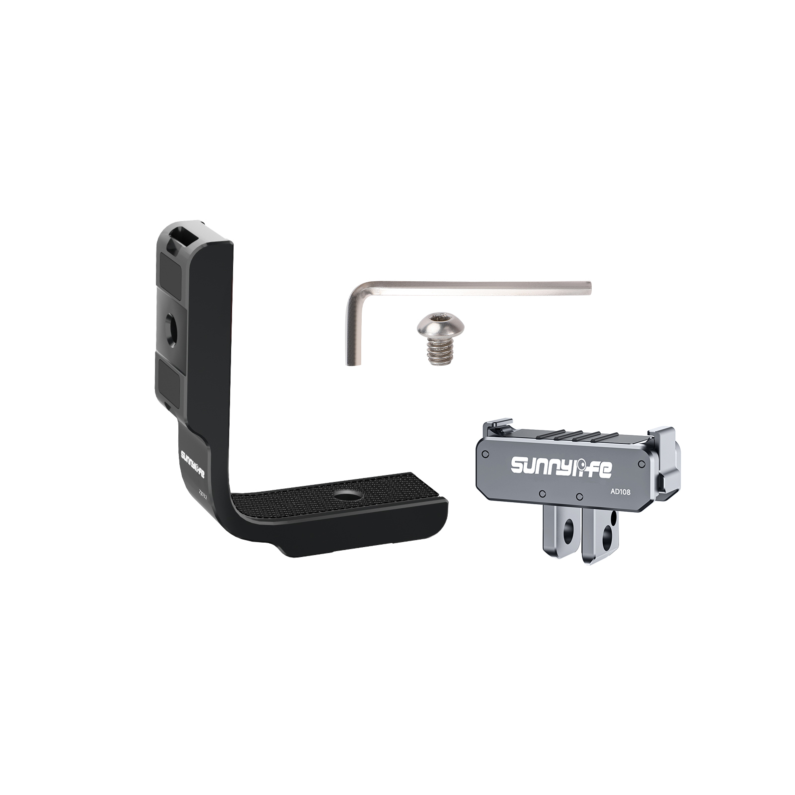 Sunnylife Metal L-Type Vertical-Horizontal Mount with Magnetic Adapter Quick Release Mount Adapter Stand for OSMO 360