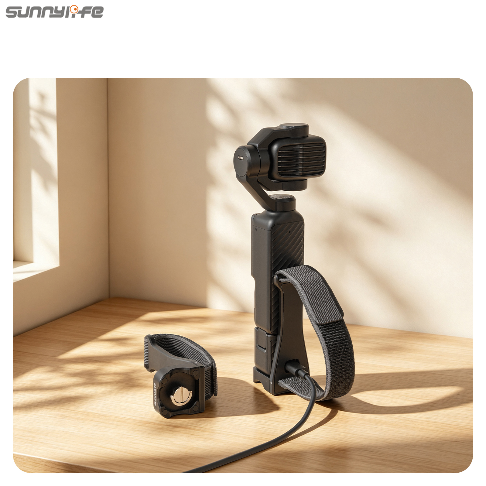 Sunnylife Portable Hand Band Metal Extension Handle Mount Expansion Frame Accessories for Osmo Pocket 4P/4/3