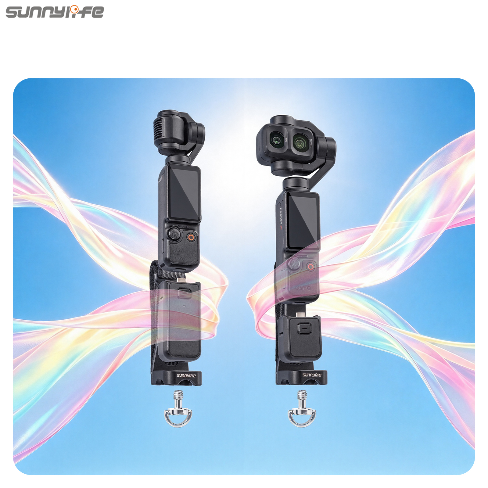 Sunnylife Portable Hand Band Metal Extension Handle Mount Expansion Frame Accessories for Osmo Pocket 4P/4/3