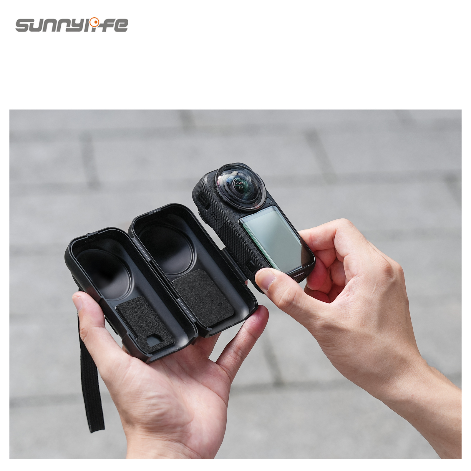 Sunnylife Integrated Lens Screen Protective Cover Camera Case Protector Screen Protective Case Accessories for Insta360 X6