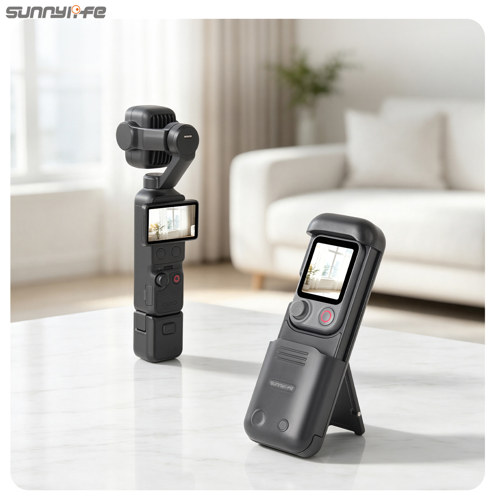 Sunnylife FrameTap Remote Protective Case Sliding Remote Protector Screen Protective Cover Accessories for Osmo Pocket 4P