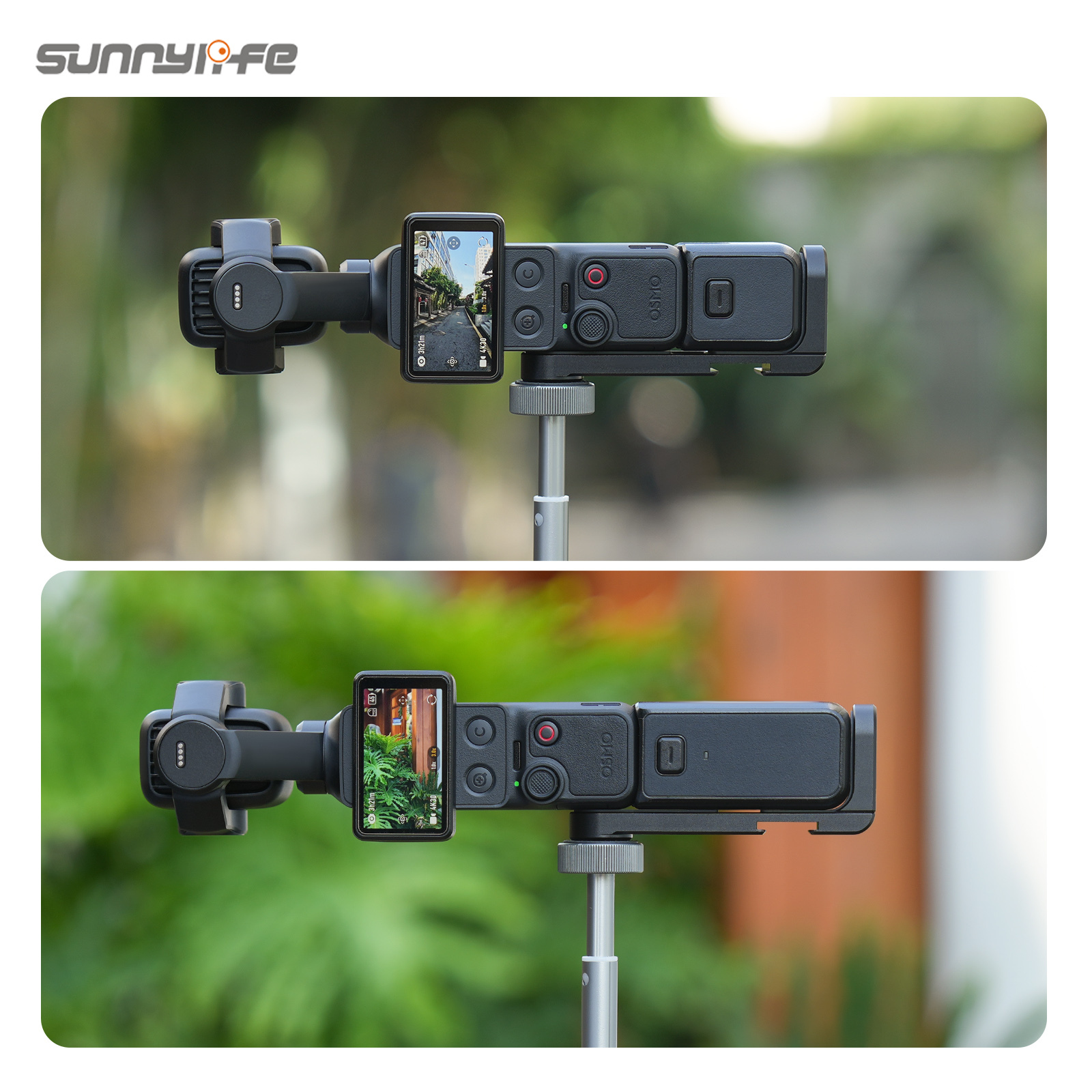 Sunnylife Metal Vertical Shooting Mount L-Type Quick Release Mount Stand Accessories for Osmo Pocket 4P/4/3
