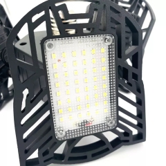 Wholesale price indoor modern Three panels LED Deformable high-bay garage lamps high bay light led